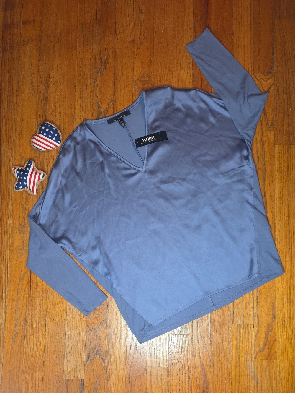 White House Black Market Top Size XS NEW WITH TAGS! -Denim Blue-
